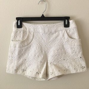 COPY - Anthropologie White Short